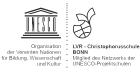 Bilder des Logos der UNESCO sowie der UNESCO-Schulen